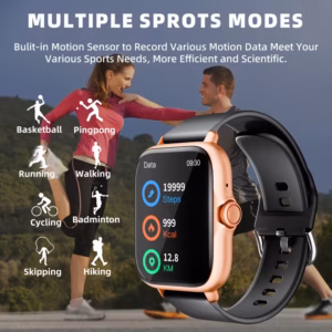 smart watch 1 83 full display with message answer make call smartwatch sports pedometer information alerts for iphone phones smartbands fitness watch for women men friend gift birthday gift Product details 2
