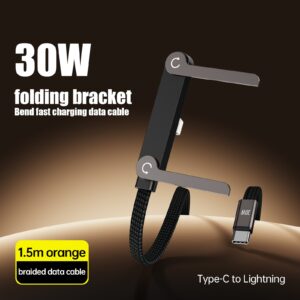 240W Fast Charging Dual USB-C Braided Zinc Alloy Cable for Tablets & Gaming