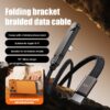 240W Fast Charging Dual USB-C Braided Zinc Alloy Cable for Tablets & Gaming