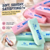 Crunchy Sound Butter Bar Squishy Toy Soft Squeeze Fidget Toy Funny Sensory Hobby Play Toy Portable Stress Relief Decompression Toy Cute Desk Relax Toy Ideal Gift For Teens Adults Party Leisure Entertainment