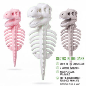 CatSaur Dinosaur skeleton pet clothing