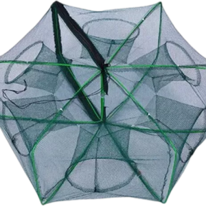Auto-Foldable Strengthened Fishing Trap Net