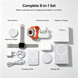 X8 Smart Watch Gift Wireless Charger Unique Combination Smartwatch