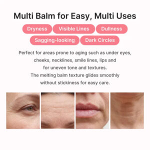 [NEW] PDRN Pink Collagen Volume Multi Balm | All In One Volufiline, Anti-Aging Care | For Under-Eyes, Neck, Forehead, Smile Lines, Lip Care