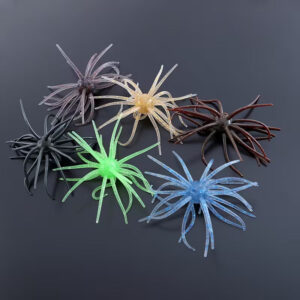 [Sea Urchin Fishing Lure] 1pc Lifelike Soft Silicone Sea Urchin Lure - High Elasticity & Tear Resistance, Realistic Floating Bait for Bass & Mandarin Fish, Mixed Colors, Freshwater Fishing, Bass Fishing Accessory|Realistic Design|Durable Fishing Lure