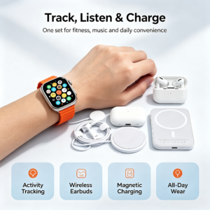 X8 Smart Watch Gift Wireless Charger Unique Combination Smartwatch