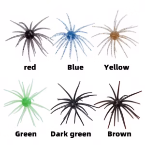 1pc lifelike soft silicone sea lure with high tear realistic floating bait for fish mixed colors ideal for freshwater fishing fishing accessory realistic design durable fishing lure Product details 4