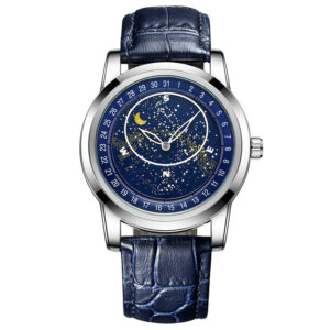 Men’s Starry Sky Watch – Rotating Dial Automatic Mechanical Wristwatch