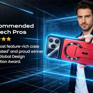 Multifunctional Lens Protection Case with Invisible Stand & Camera Protection for iPhone