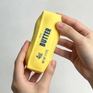 Crunchy Sound Butter Bar Squishy Toy Soft Squeeze Fidget Toy Funny Sensory Hobby Play Toy Portable Stress Relief Decompression Toy Cute Desk Relax Toy Ideal Gift For Teens Adults Party Leisure Entertainment