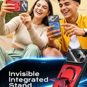 Multifunctional Lens Protection Case with Invisible Stand & Camera Protection for iPhone