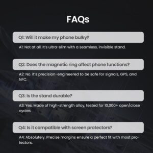 Multifunctional Lens Protection Case with Invisible Stand & Camera Protection for iPhone