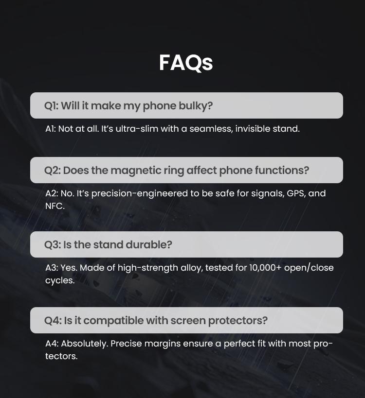 Multifunctional Lens Protection Case with Invisible Stand & Camera Protection for iPhone