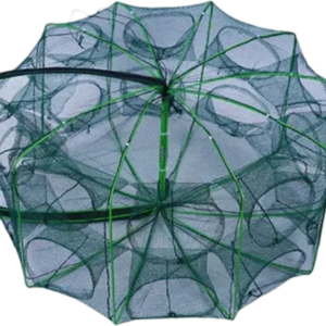 Auto-Foldable Strengthened Fishing Trap Net