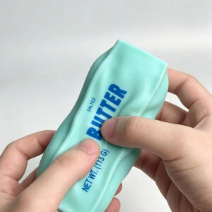 Crunchy Sound Butter Bar Squishy Toy Soft Squeeze Fidget Toy Funny Sensory Hobby Play Toy Portable Stress Relief Decompression Toy Cute Desk Relax Toy Ideal Gift For Teens Adults Party Leisure Entertainment