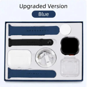 X90 Wearable Device Kit with Bluetooth Earbuds, Magnetic Charger, Type-C Cable & Protective Case