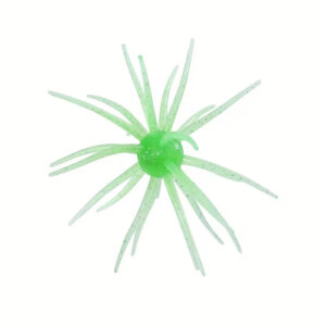 [Sea Urchin Fishing Lure] 1pc Lifelike Soft Silicone Sea Urchin Lure - High Elasticity & Tear Resistance, Realistic Floating Bait for Bass & Mandarin Fish, Mixed Colors, Freshwater Fishing, Bass Fishing Accessory|Realistic Design|Durable Fishing Lure