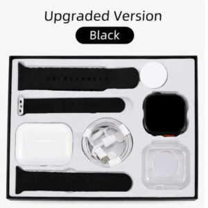 X90 Wearable Device Kit with Bluetooth Earbuds, Magnetic Charger, Type-C Cable & Protective Case