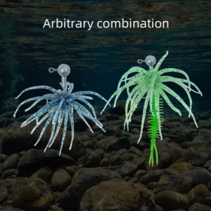 1pc lifelike soft silicone sea lure with high tear realistic floating bait for fish mixed colors ideal for freshwater fishing fishing accessory realistic design durable fishing lure Product details 3