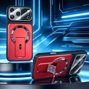 Multifunctional Lens Protection Case with Invisible Stand & Camera Protection for iPhone