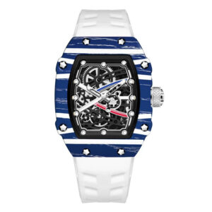Ultra-Thin Barrel-Shaped Watch for Men – Minimalist Quartz Fashion Timepiece