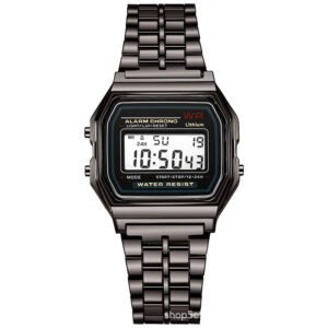 Casio F91W Style LED Digital Watch – A159 Stainless Steel Band