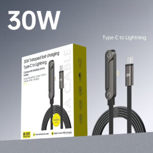 240W Fast Charging Dual USB-C Braided Zinc Alloy Cable for Tablets & Gaming