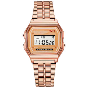 Casio F91W Style LED Digital Watch – A159 Stainless Steel Band