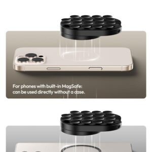 Ulanzi MA39 MagLock Suction Cup Phone Mount Desktop Stand for iPhone 17 16 15 14 with Suction Bottom for Wall Glass