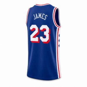 Unisex Basketball #23 James Philadelphia Team Swingman Jersey - Icon Edition - Royal