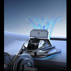 Car phone holder 360 degree rotation, suitablefor car navigation in-car dashboard, horizontaland vertica screen adjustment angle,suctioncup fixed non-slip mobile phone holdersuitable for iPhone and Android