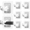 Nail-Free Adjustable Curtain Rod Bracket Holders –