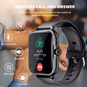 smart watch 1 83 full display with message answer make call smartwatch sports pedometer information alerts for iphone phones smartbands fitness watch for women men friend gift birthday gift Product details 3