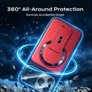 Multifunctional Lens Protection Case with Invisible Stand & Camera Protection for iPhone