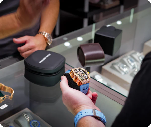 Luxury watch customer service and consultation
